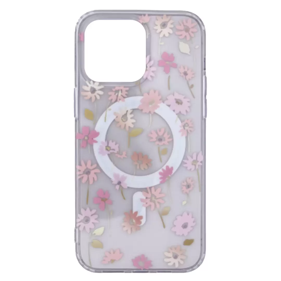 iPhone 15 Pro Max/iPhone 14 Pro Max Designed case MagSafe Graceful Pink Floral